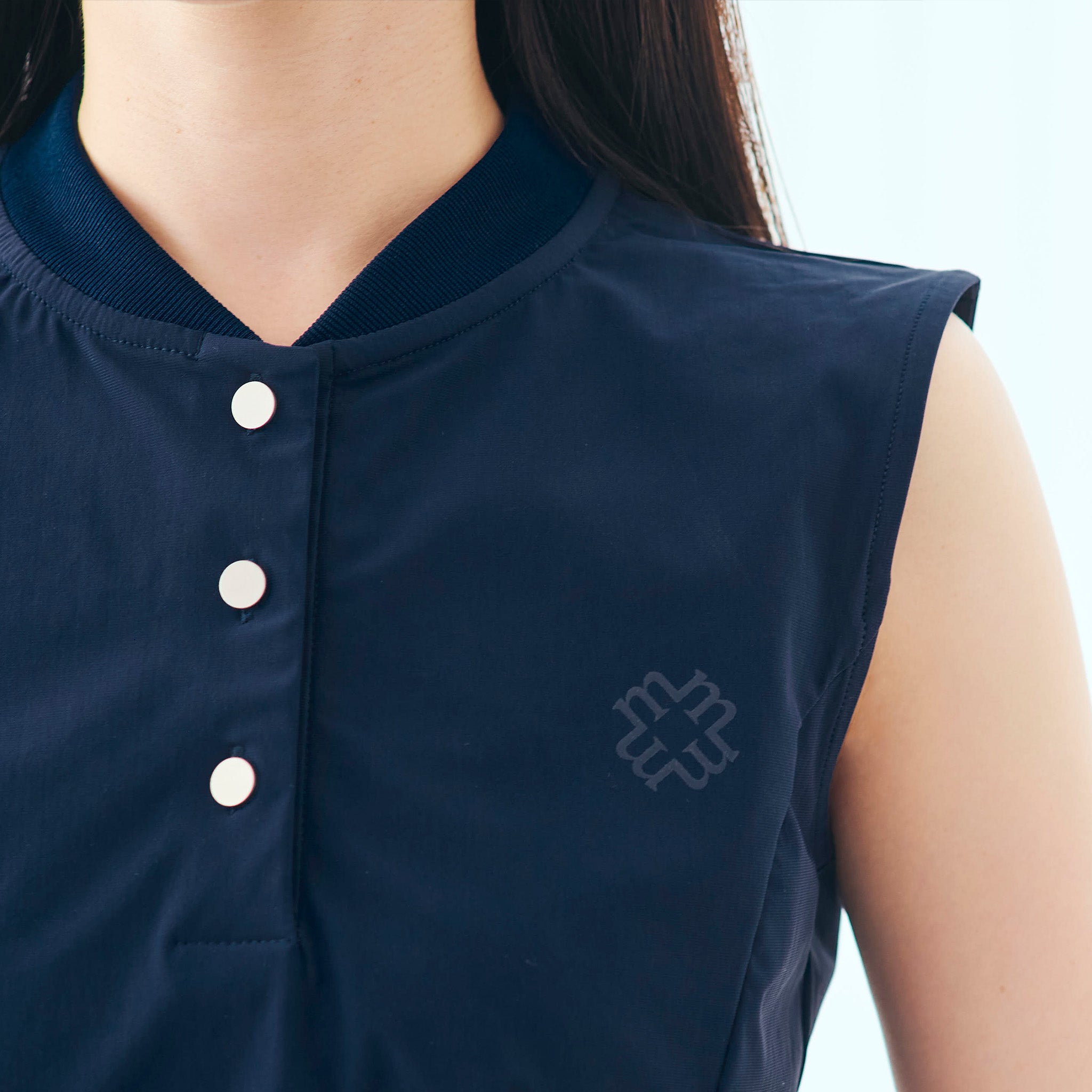 【再入荷】STAND COLLAR SET UP POLO UPF50⁺