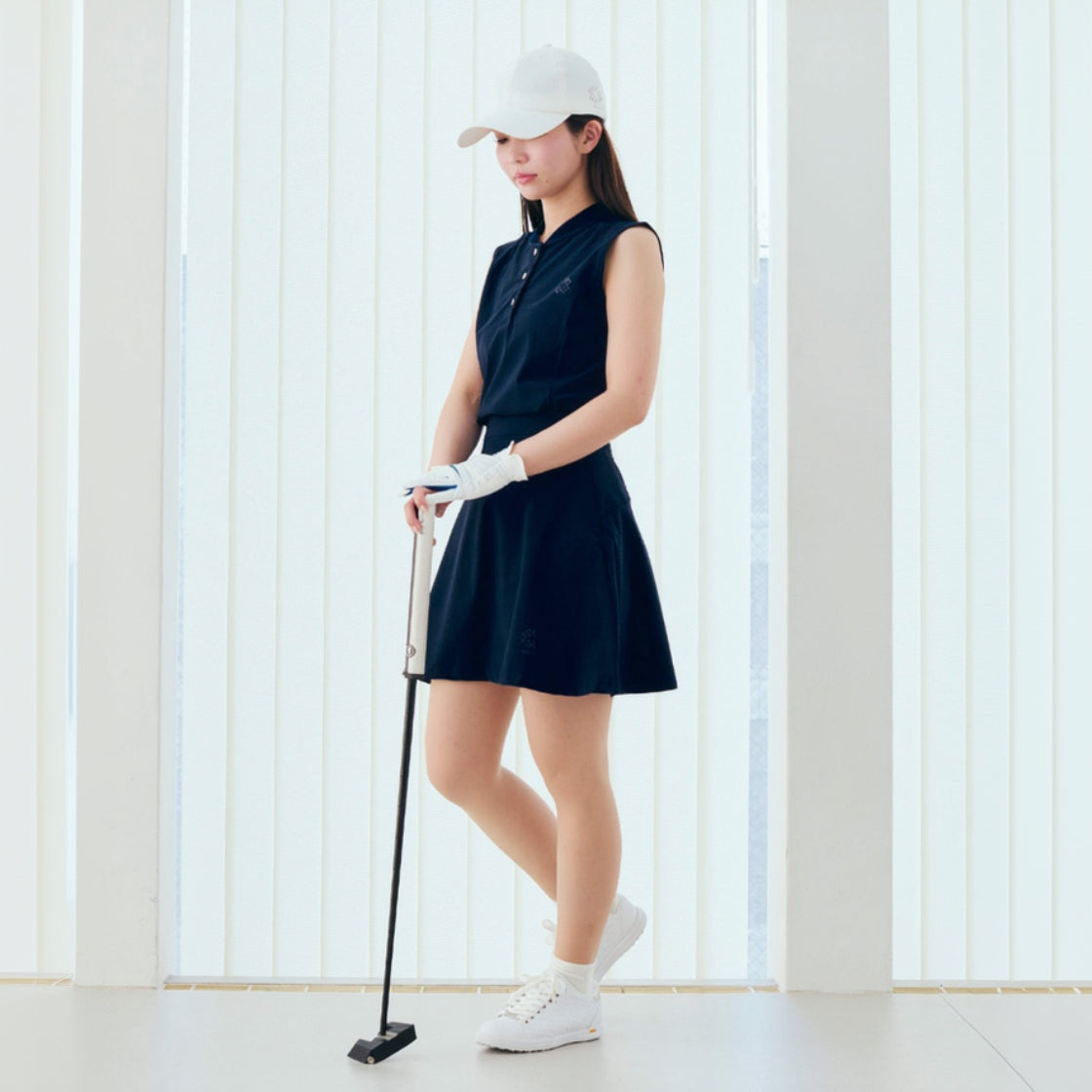 【再入荷】STAND COLLAR SET UP POLO UPF50⁺