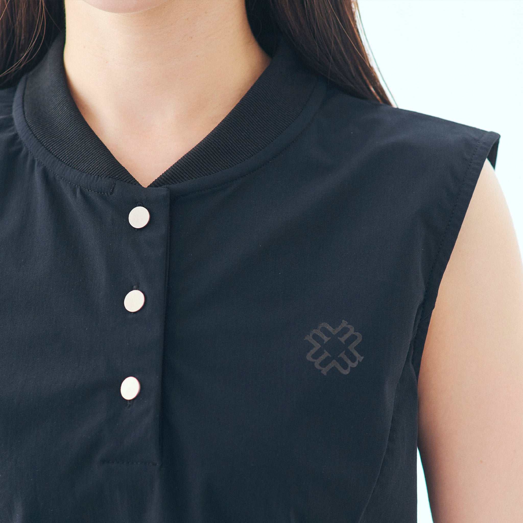 【再入荷】STAND COLLAR SET UP POLO UPF50⁺