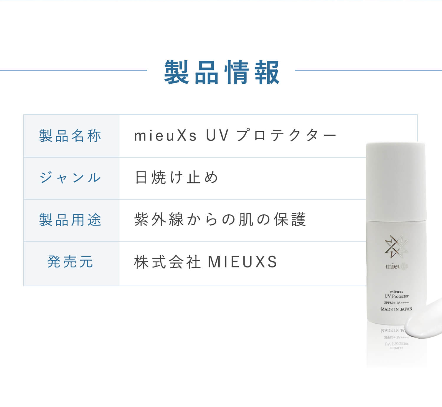 製品情報
